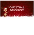 Christmas discount Royalty Free Stock Photo