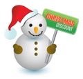 Christmas discount snowman