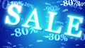 Christmas discounts...Greater winter sale dumping,%, percentages, purchase, sale.