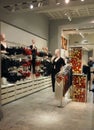 Christmas display of Intimissimi Lingerie Fashion in Rome, Italy