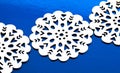 Christmas doilies