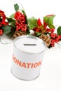 Christmas donation Royalty Free Stock Photo