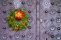 Christmas doors Royalty Free Stock Photo