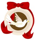 Christmas Dove Ornament