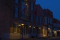 Christmas in downtown Historical Rogersville, Tennessee, USA