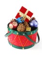 Christmas drum Royalty Free Stock Photo