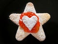 Christmas / Easter / celebration strawberry jelly / jam cookie