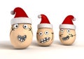 Christmas Eggs Royalty Free Stock Photo