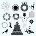 Christmas elements Royalty Free Stock Photo
