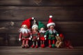 Christmas elves toys. Generate Ai