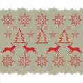 Christmas embroidery cross-stitch pattern