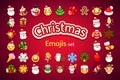 Christmas Emojis Holiday Set