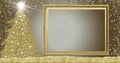 Christmas empty picture frame greetings cards