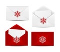 Christmas envelope icons
