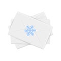 Christmas Envelopes With Snowflake