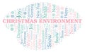 Christmas Environment word cloud