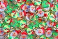 Christmas erasers Royalty Free Stock Photo
