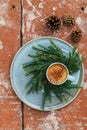 Christmas espresso coffee