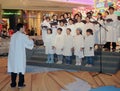 Christmas eve caroling event in Domain Mall Hong Kong