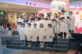 Christmas eve caroling event in Domain Mall Hong Kong