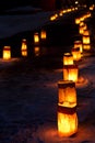 Christmas Eve Luminarias Royalty Free Stock Photo