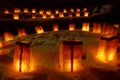 Christmas Eve Luminarias Royalty Free Stock Photo