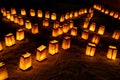 Christmas Eve Luminarias Royalty Free Stock Photo