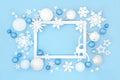 Christmas Eve North Pole background Border Theme Royalty Free Stock Photo