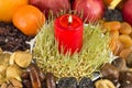 Christmas Eve offerings served on the table Royalty Free Stock Photo