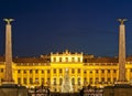 Christmas fair castle schoenbrunn, Vienna Royalty Free Stock Photo