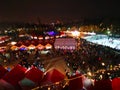 The Christmas Fair in Drumul Taberei Park Royalty Free Stock Photo