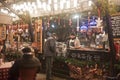 Christmas fair at Szent Istvan square in Budapest