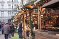 Christmas fair at Vorosmarty square in Budapest