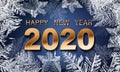 2020 Christmas falling snow vector isolated on dark background. Snowflake transparent decoration effect. Xmas snow flake pattern. Royalty Free Stock Photo