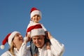 Christmas Family Portrait Royalty Free Stock Photo