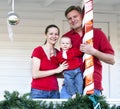 Christmas family portrait Royalty Free Stock Photo