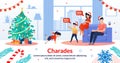 Christmas Family Traditions Flat Vector Banner