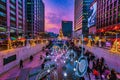 Christmas Festival December2019 in Cheonggyecheon stream at Seoul, South Korea