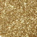 Christmas festive background. Abstract shiny gold defocused glitter bokeh Royalty Free Stock Photo