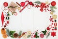 Christmas Festive Background Border Royalty Free Stock Photo