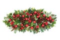 Christmas Festive Centrepiece Decoration Royalty Free Stock Photo