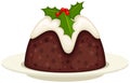 Christmas Figgy Pudding Royalty Free Stock Photo