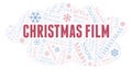 Christmas Film word cloud