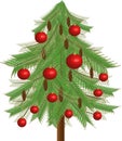 Christmas fir tree Royalty Free Stock Photo