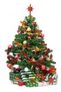 Christmas fir tree Royalty Free Stock Photo