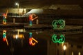 Christmas Fishing on the Docks Decorations