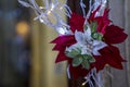 Christmas Flower Decoration Ornamental Royalty Free Stock Photo