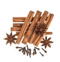 Christmas food spices. Mulled wine gingerbread ingredients