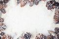 Christmas frame Royalty Free Stock Photo