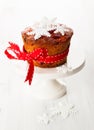 Christmas fruit cake Royalty Free Stock Photo